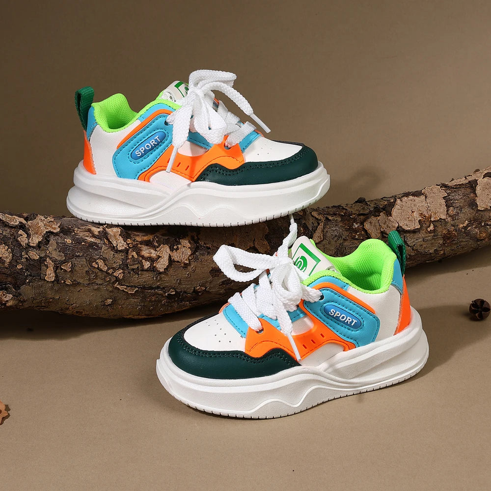 Little Trendsetters Fresh ColourBlock Trainers