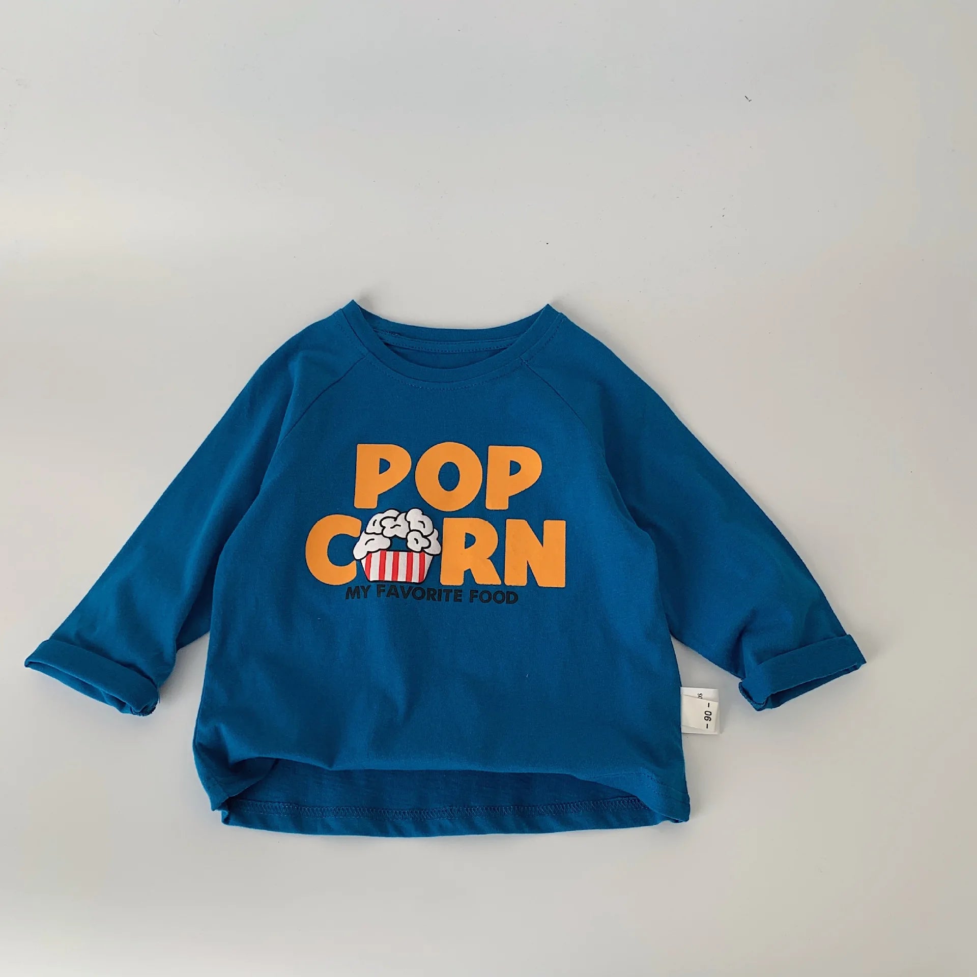 Retro Food Slogan Long Sleeve T-shirts