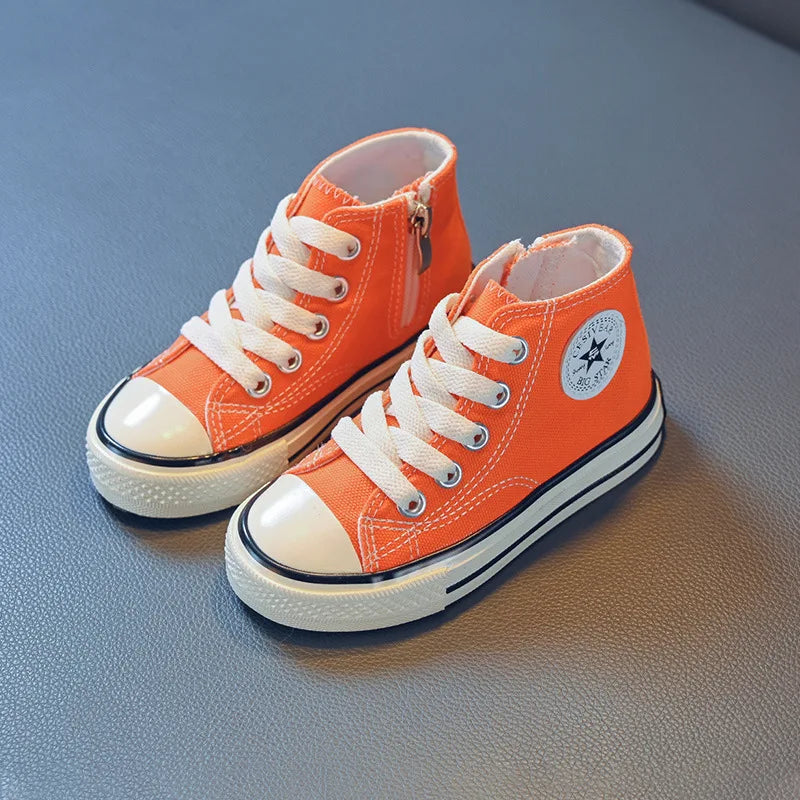 Classic Basketball Canvas High Tops