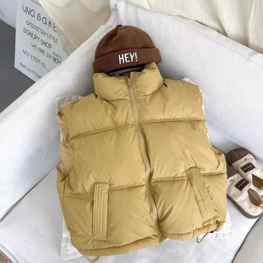 Thick Puffer Vest Jackets