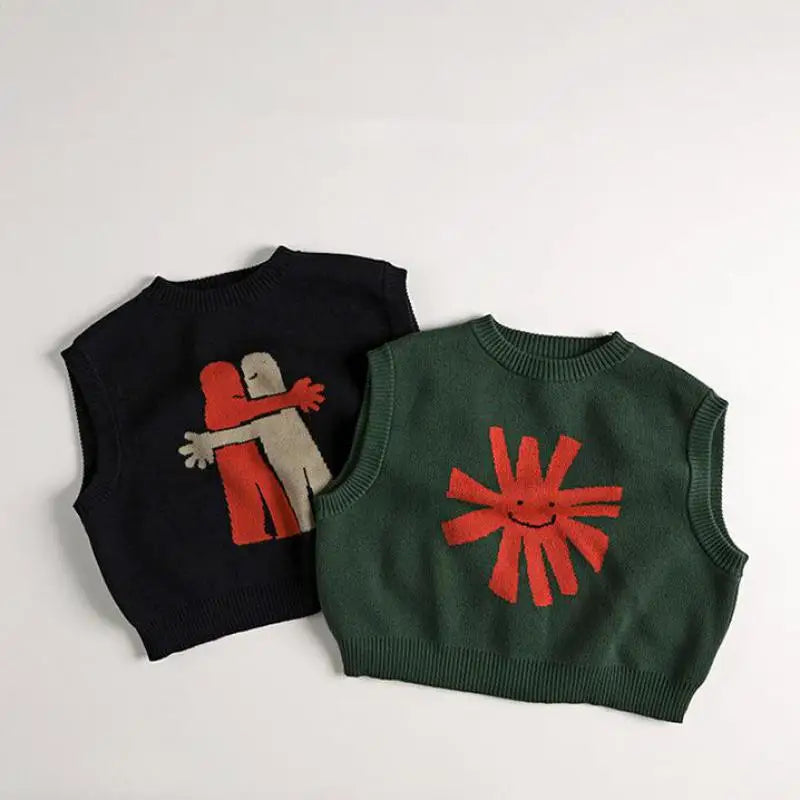 Funky Vintage Knit Vest