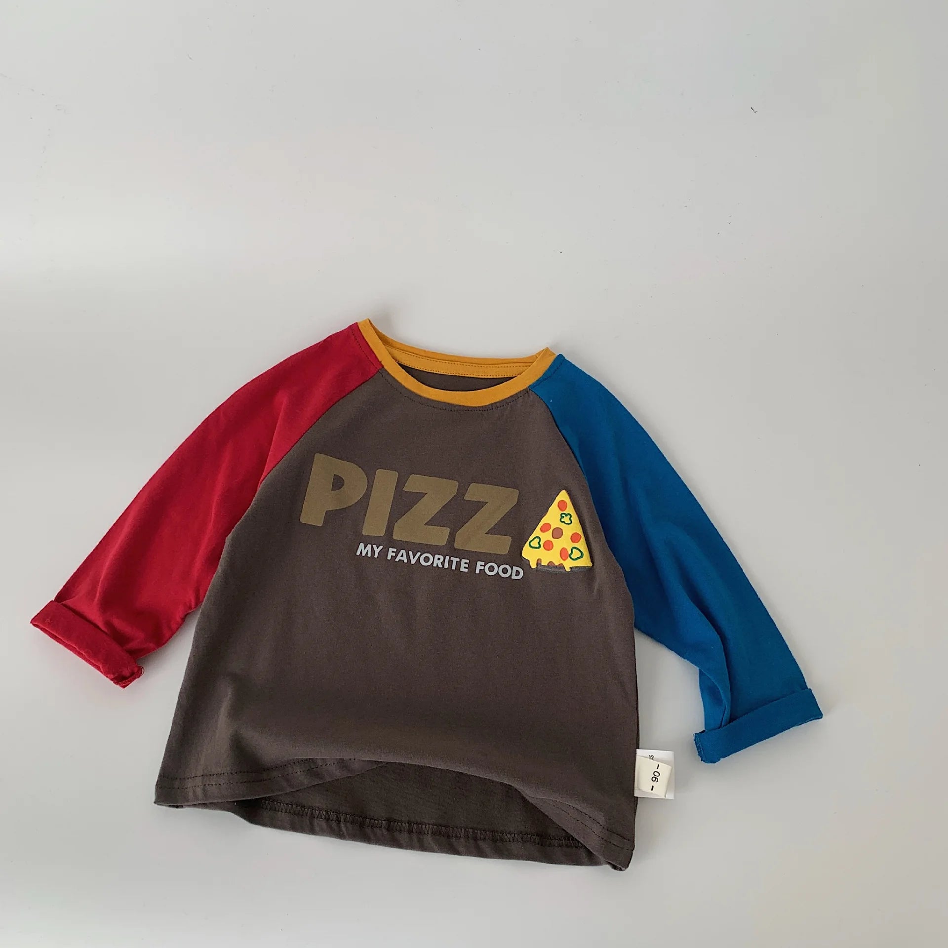 Retro Food Slogan Long Sleeve T-shirts