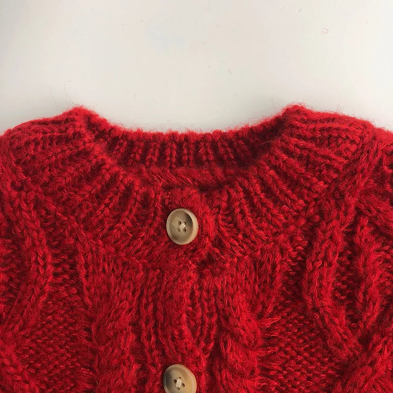 Treasure Weaved Pattern Knitted Cardigan