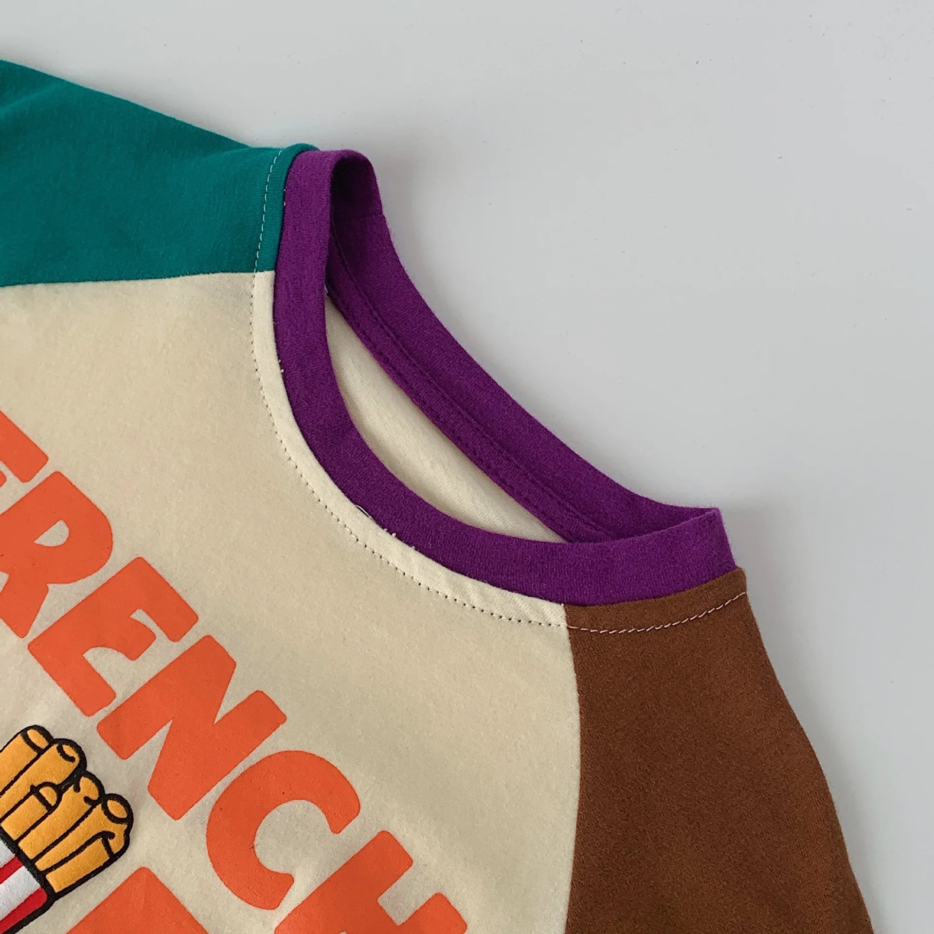 Retro Food Slogan Long Sleeve T-shirts