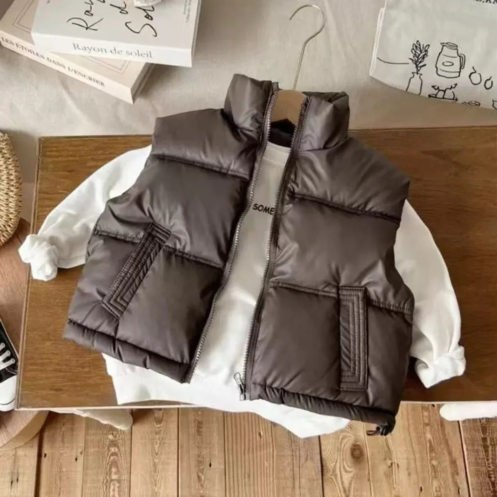 Thick Puffer Vest Jackets