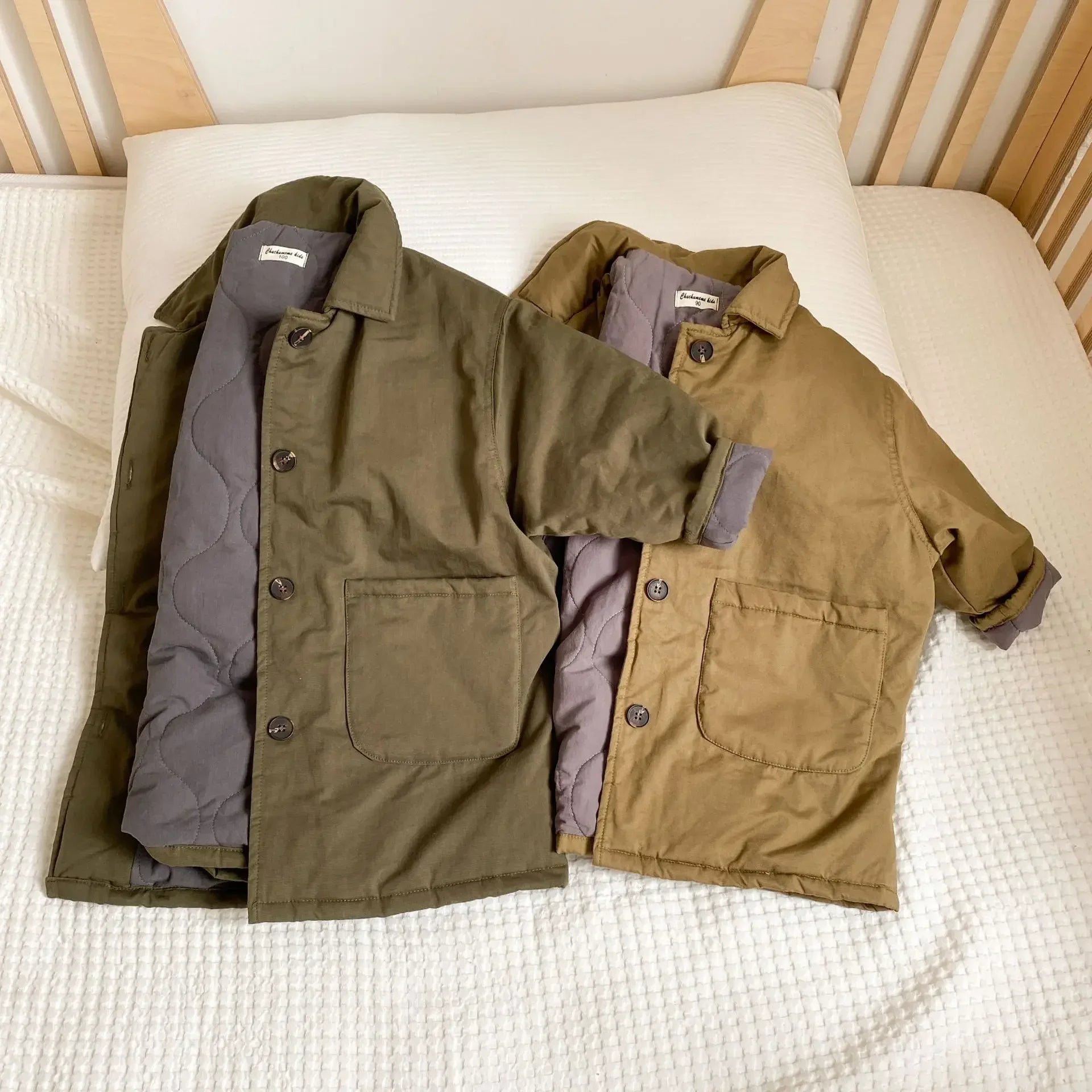 Long Cotton Padded Parka