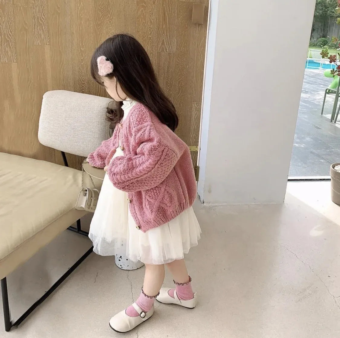 Treasure Weaved Pattern Knitted Cardigan