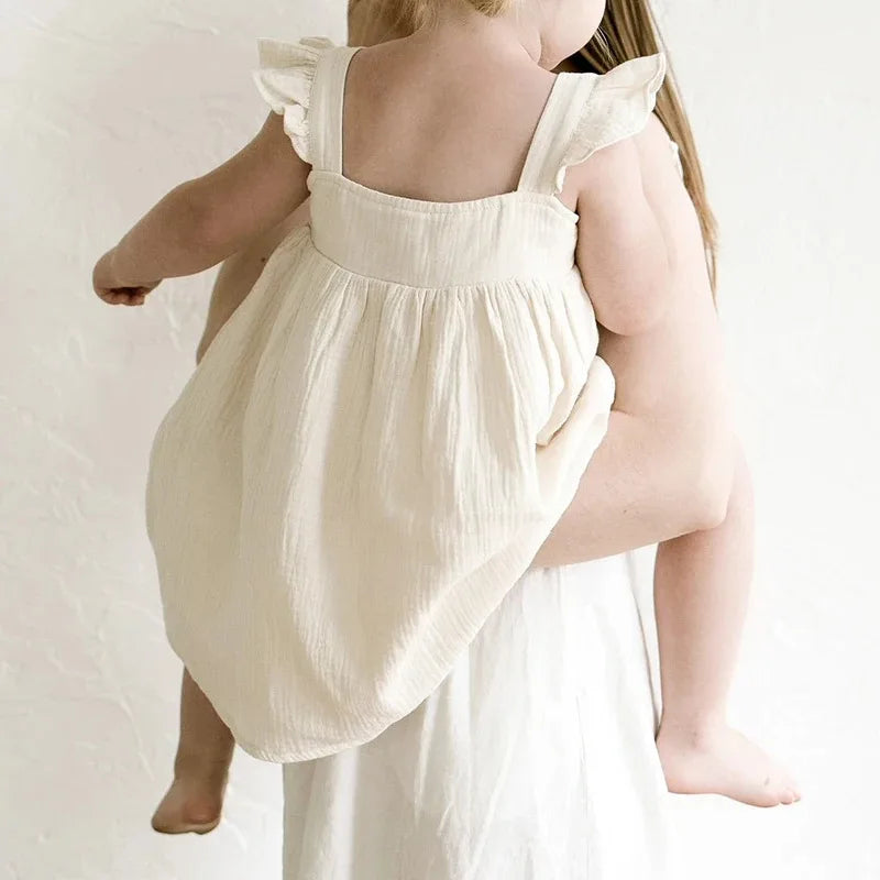 Flutter Muslin Dress