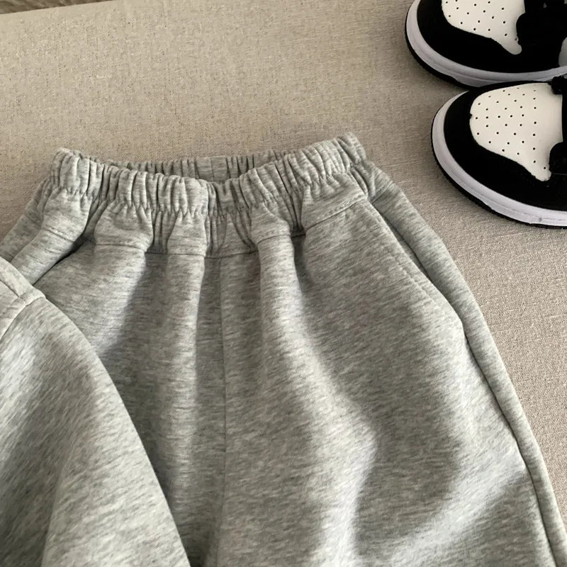 Oversized Straight Leg Sweatshirt Set