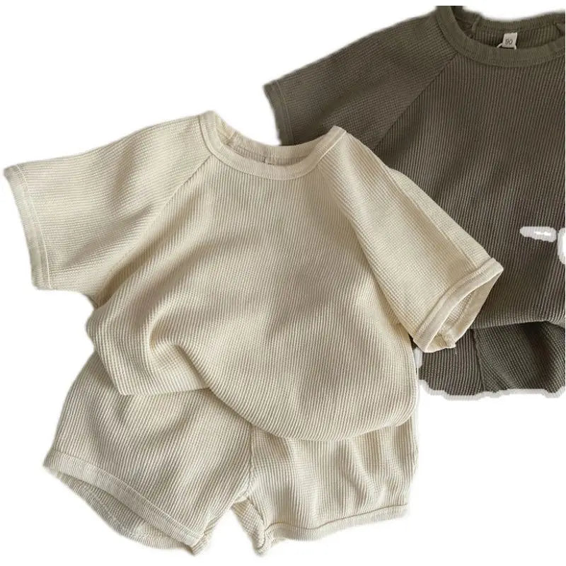 Ribbed Cotton Summer Set