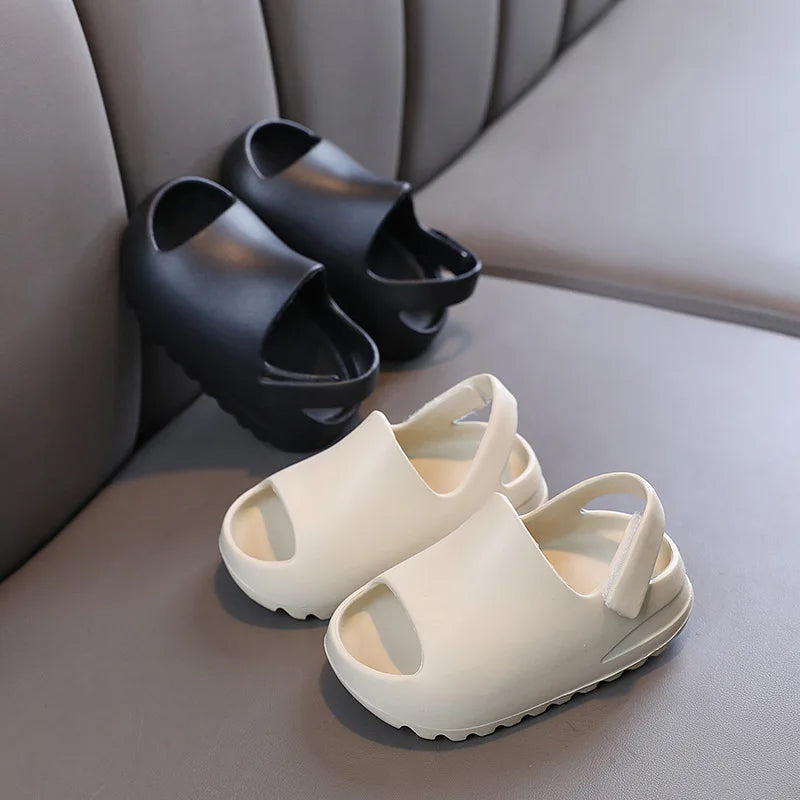 Little Trendsetters Velcro Slipper Sandals