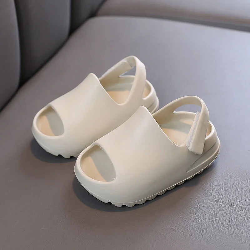 Little Trendsetters Velcro Slipper Sandals