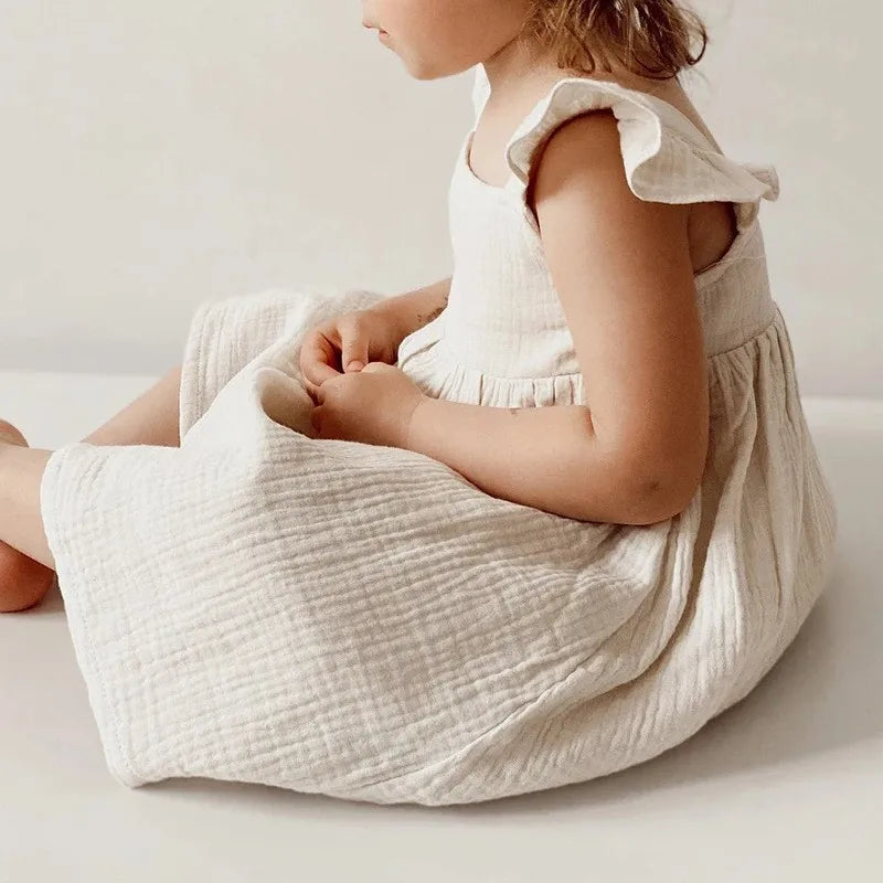 Flutter Muslin Dress