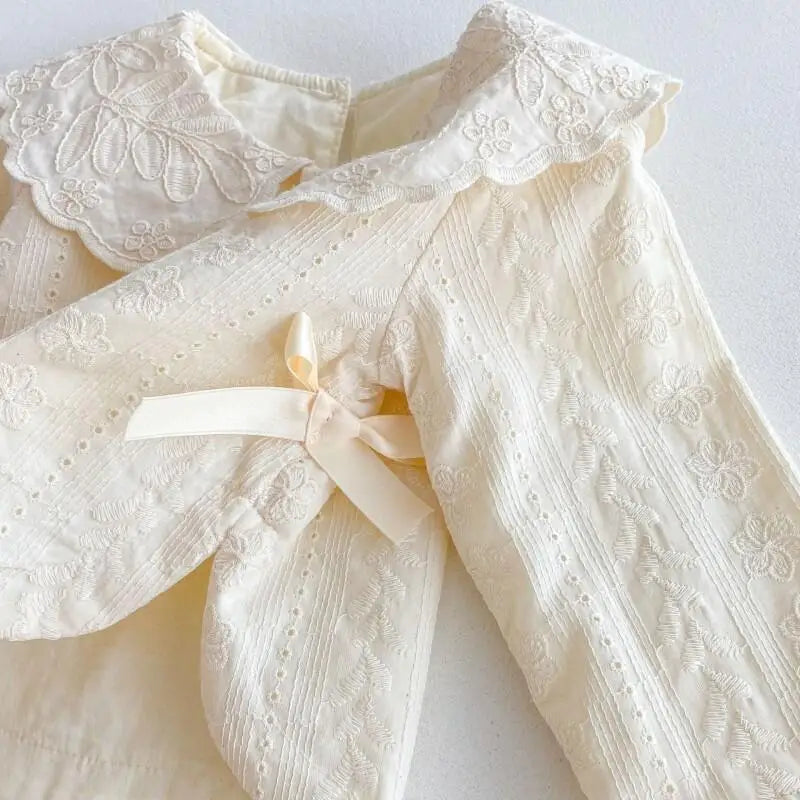 Embroidered Lace Outfit Set
