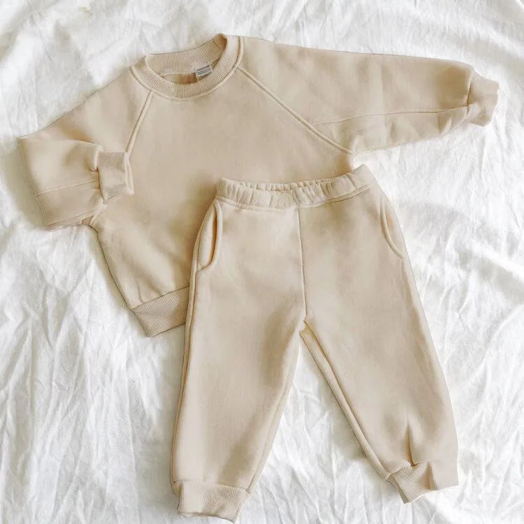 Everyday Neutrals Sweater Tracksuit Set