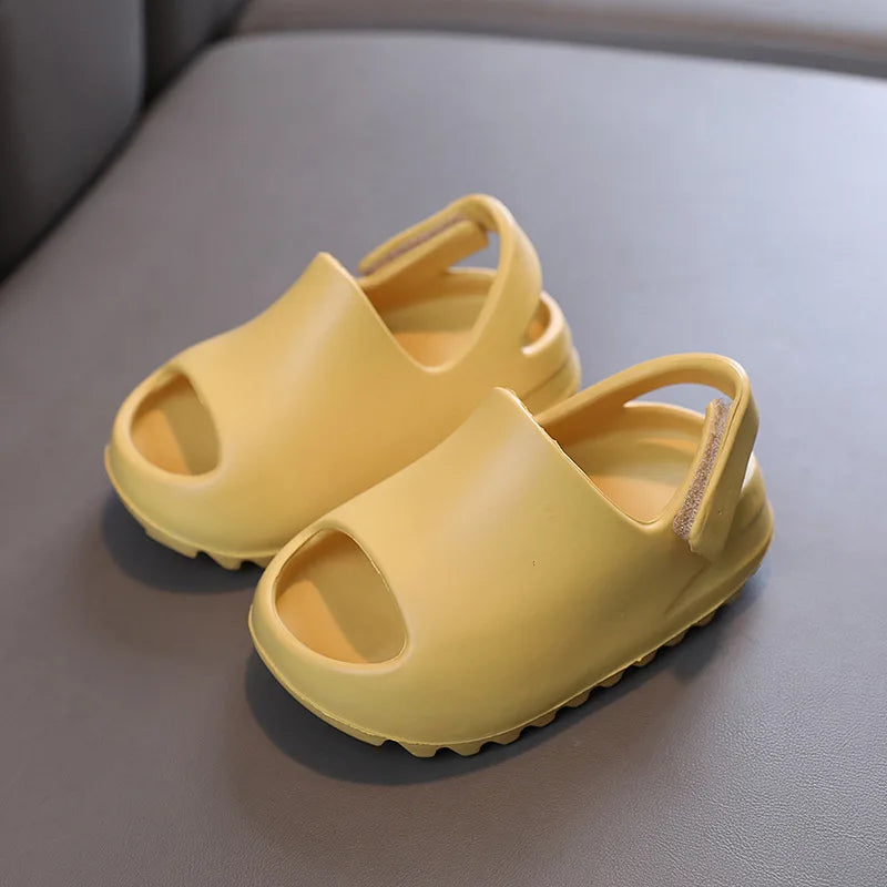 Little Trendsetters Velcro Slipper Sandals