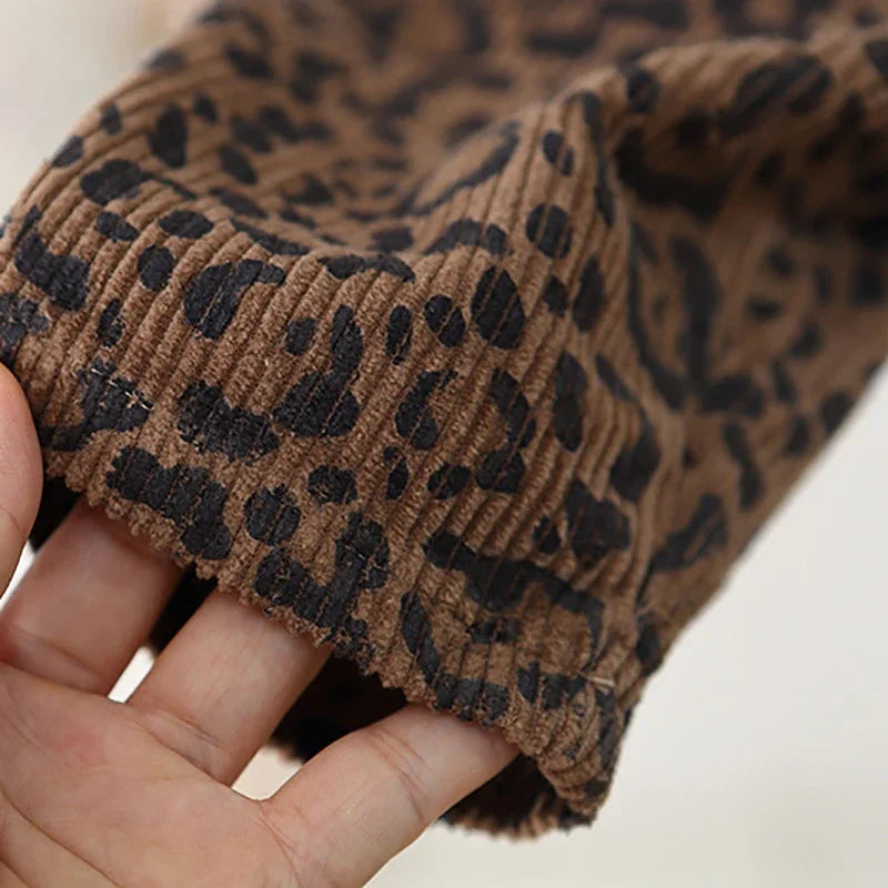 Leopard Print Dungarees