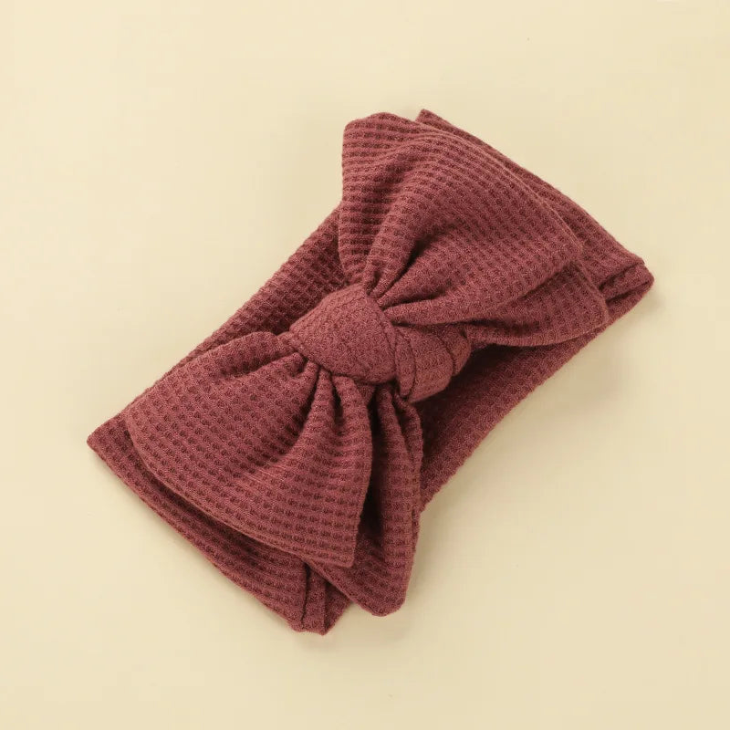 Waffle Bow Headbands