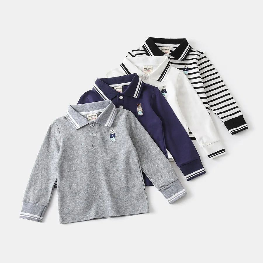 Smart Long Sleeve Polo Shirt