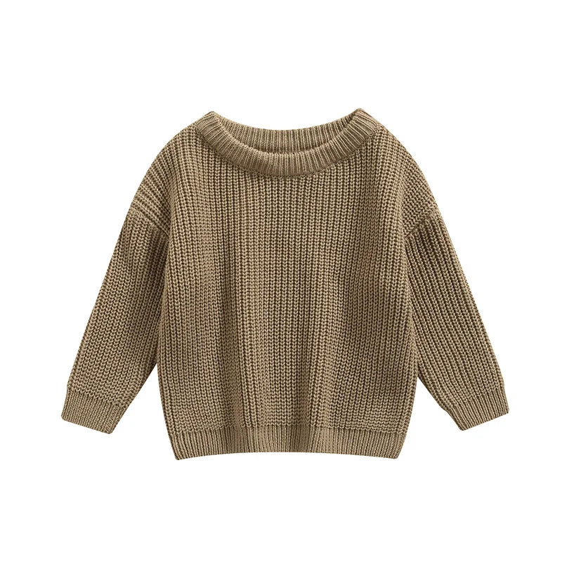 Knitted Long Sleeve Winter Sweater
