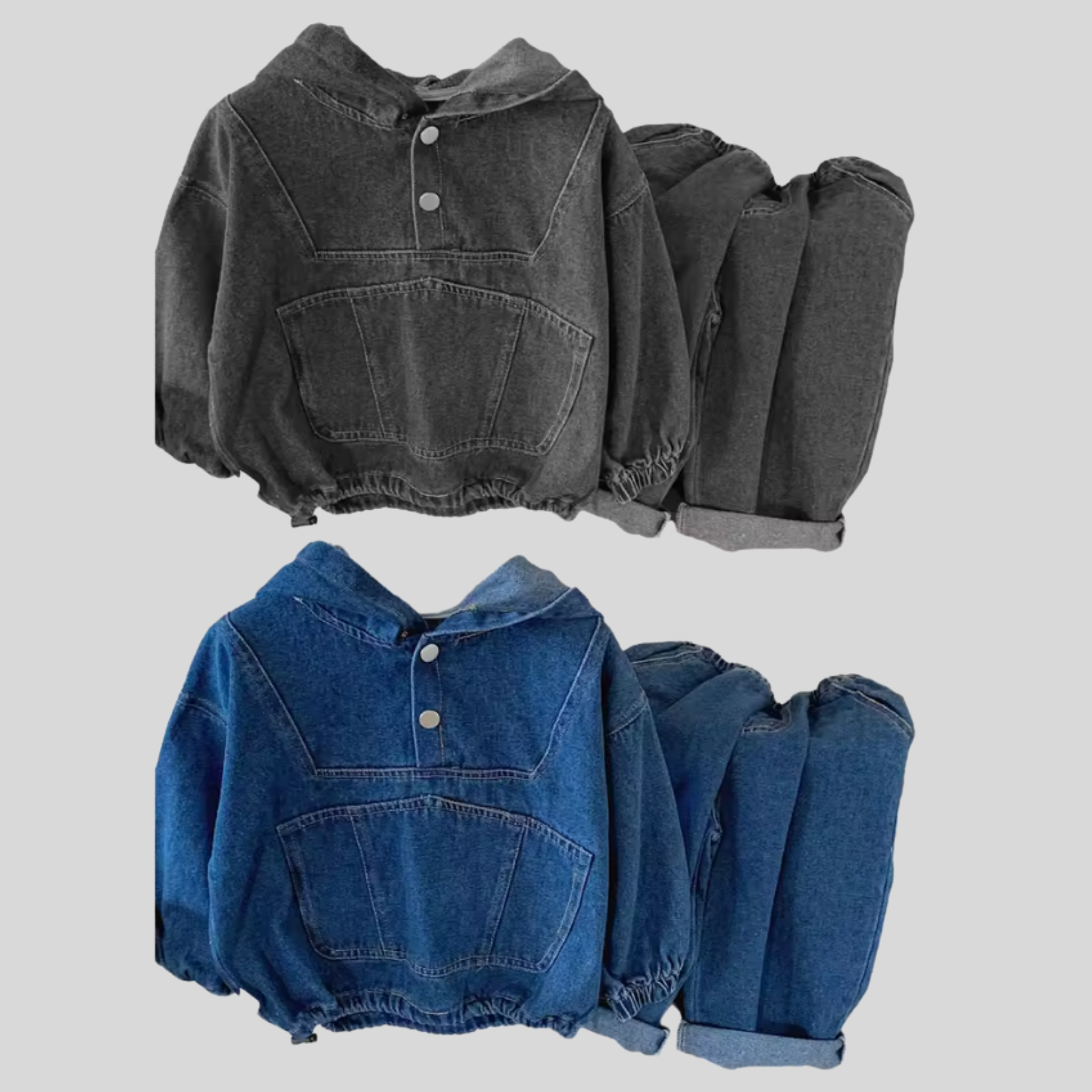 Denim Days Hoodie Set