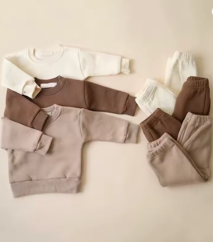 Everyday Neutrals Sweater Tracksuit Set