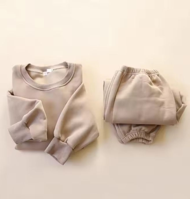 Everyday Neutrals Sweater Tracksuit Set