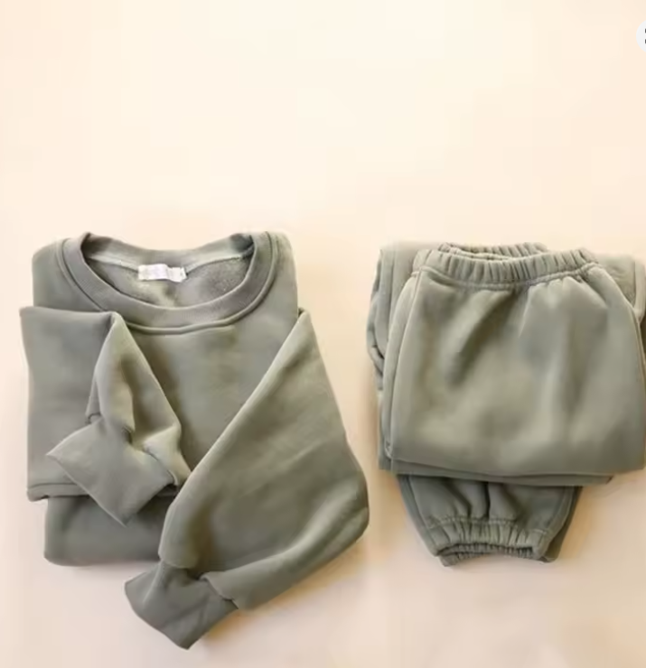 Everyday Neutrals Sweater Tracksuit Set