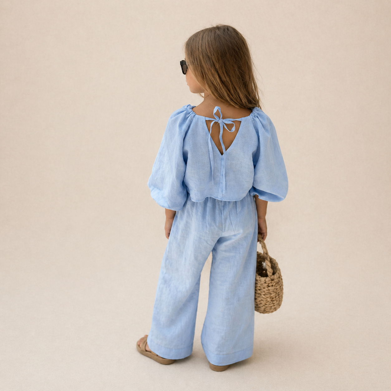 Linen Cotton Summer Trouser Suit Set