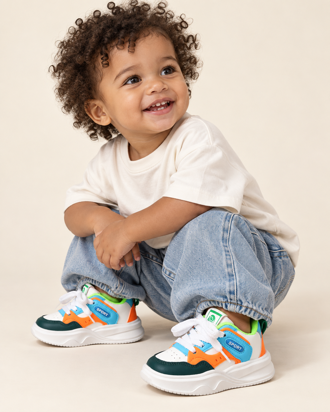FRESH COLOUR BLOCK TRAINERS