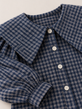 Navy Plaid / 1-2 Years