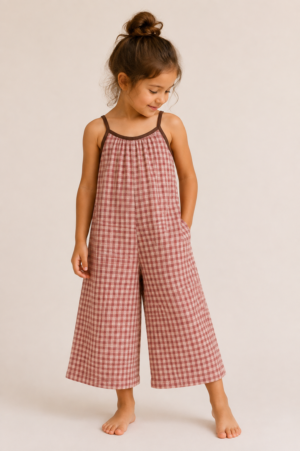 THE PADSTOW GINGHAM JUMPSUIT