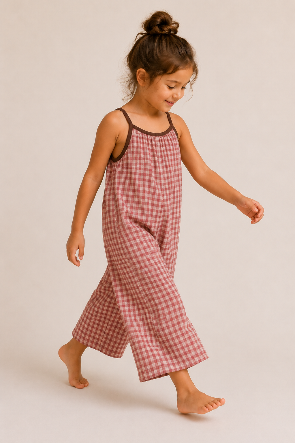 THE PADSTOW GINGHAM JUMPSUIT