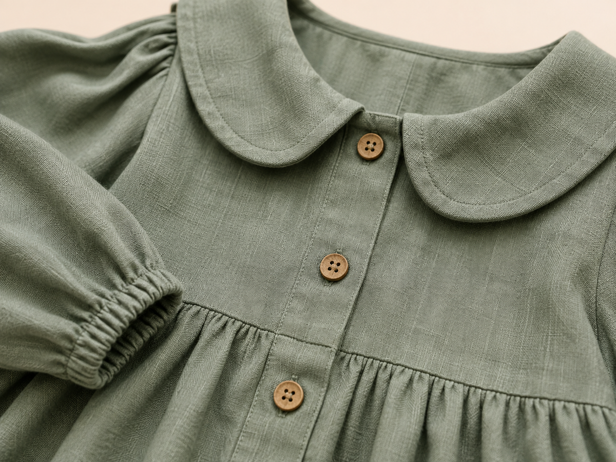 THE BORDEAUX COLLAR DRESS