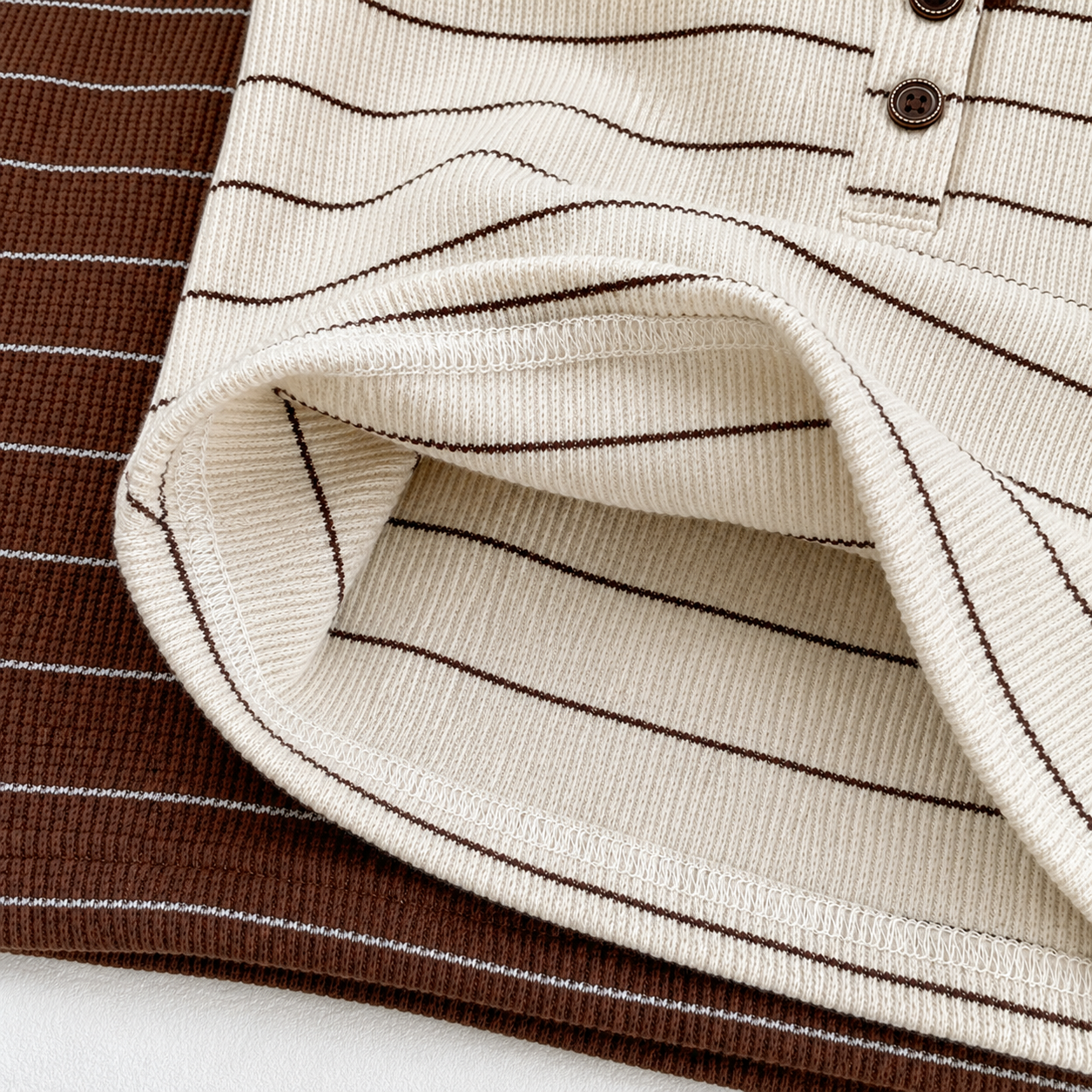 Natural Coastal Stripe Bloomer Set