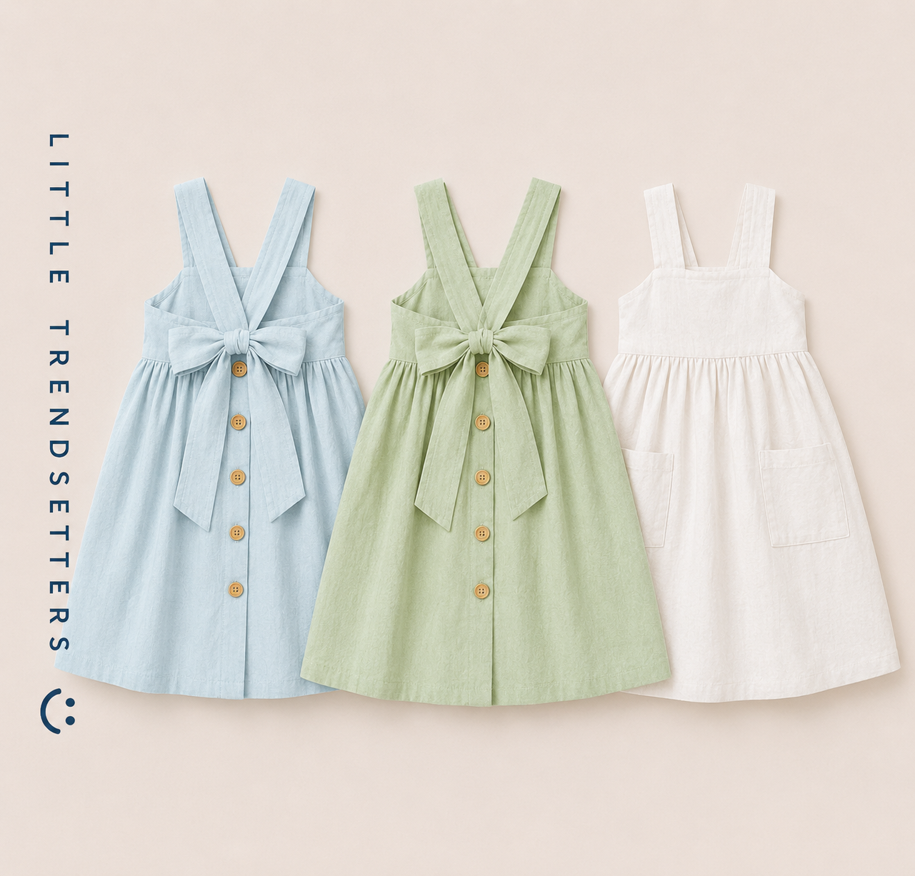Sleeveless Pastorale Bow Dress