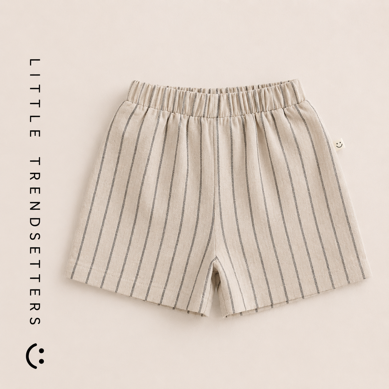 Neutral Summer T-shirt and Short Stripe Set