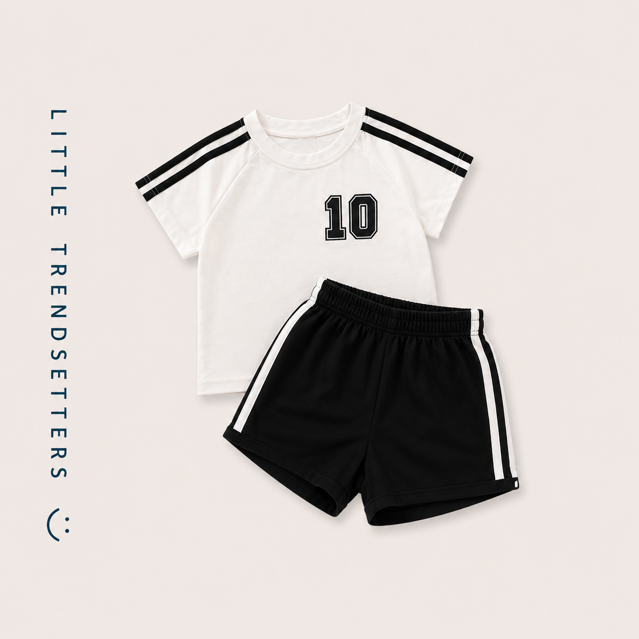 Varsity Number 10 Shorts Set