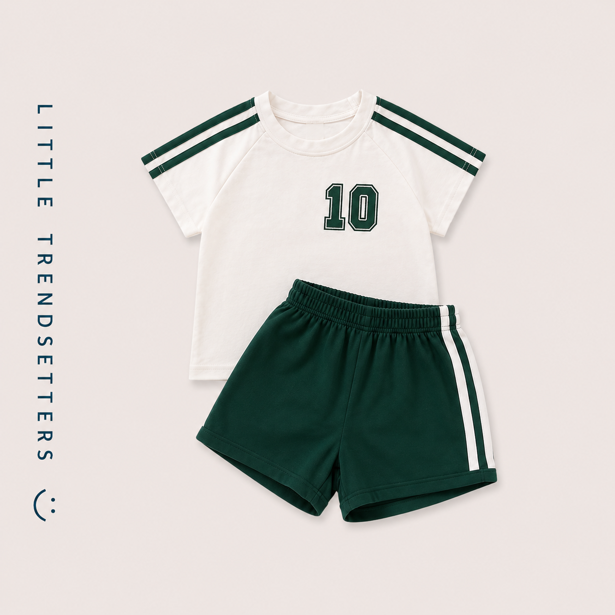 Varsity Number 10 Shorts Set