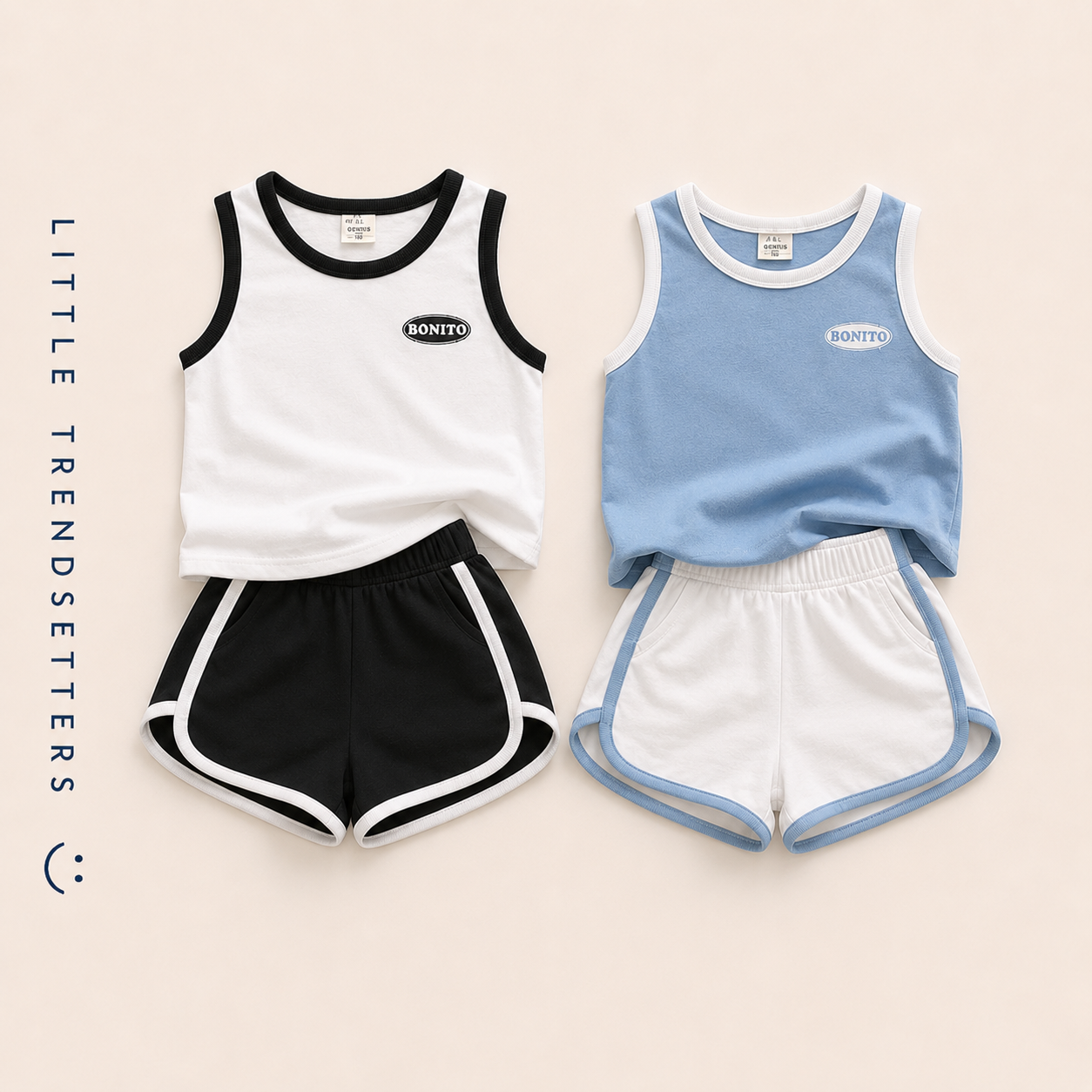 Sporty Summer Vest and Short Set