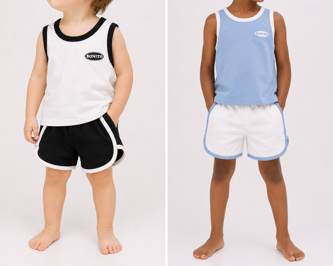 Sporty Summer Vest and Short Set
