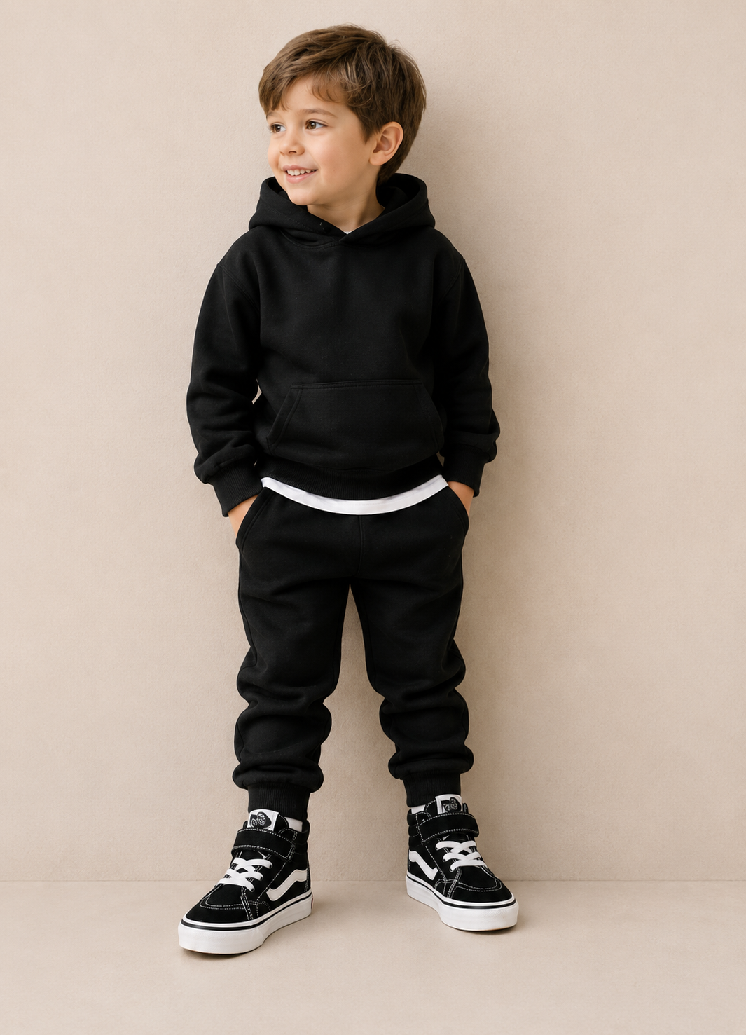 Skater Style Canvas Velcro High Tops