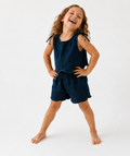 Dark Blue Denim / 6-9 Months