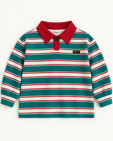 THE RETRO CLUB STRIPE POLO