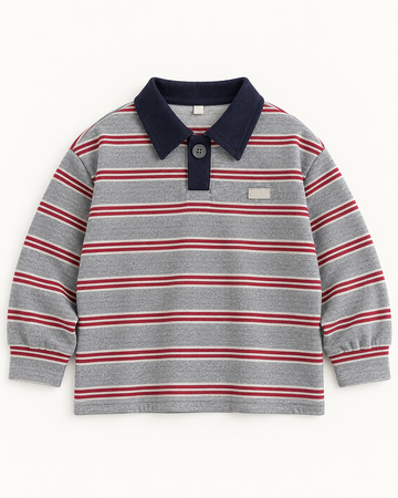 THE RETRO CLUB STRIPE POLO