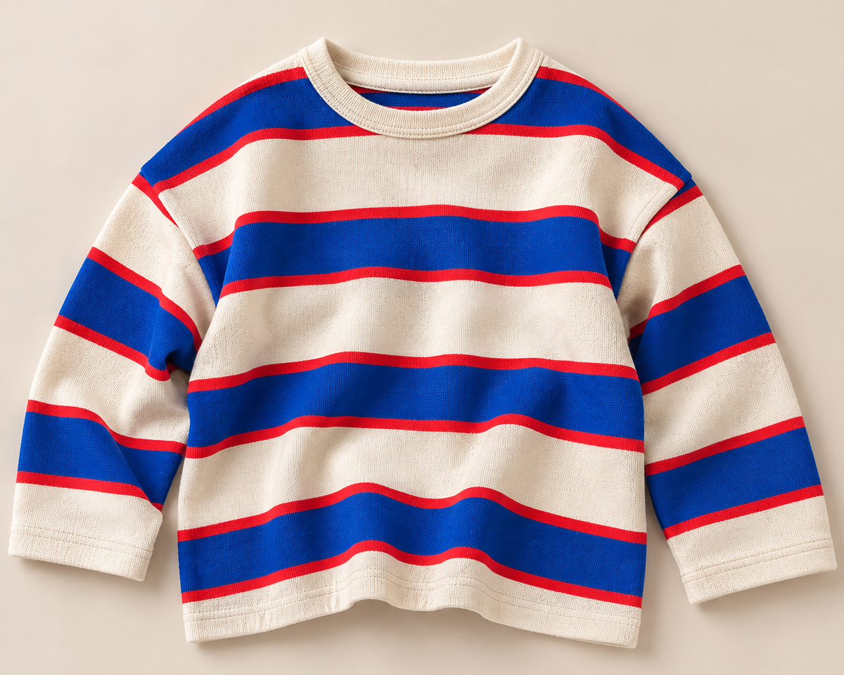 THE RETRO STRIPE KNIT TOP
