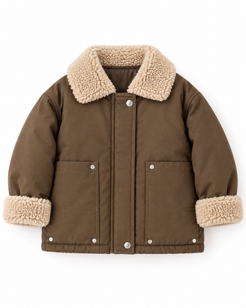 THE SHERPA COLLAR PADDED JACKET