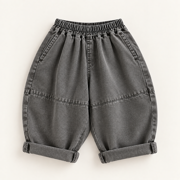 RELAXED BARREL TROUSERS