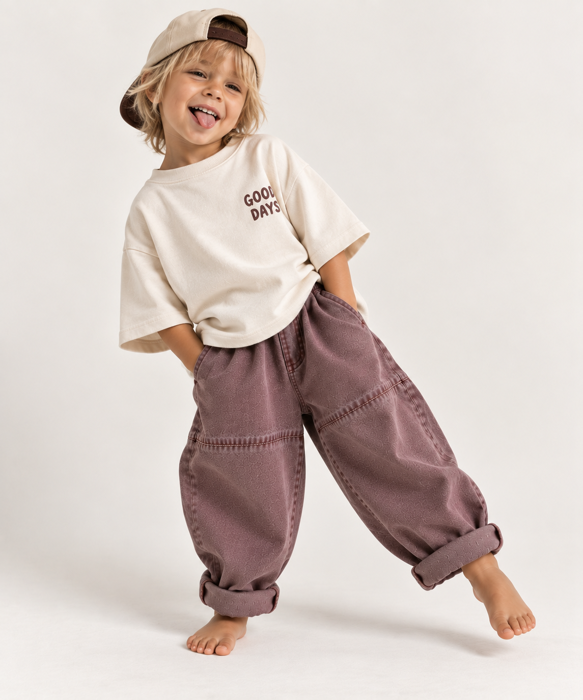 RELAXED BARREL TROUSERS