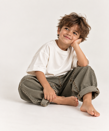 RELAXED BARREL TROUSERS